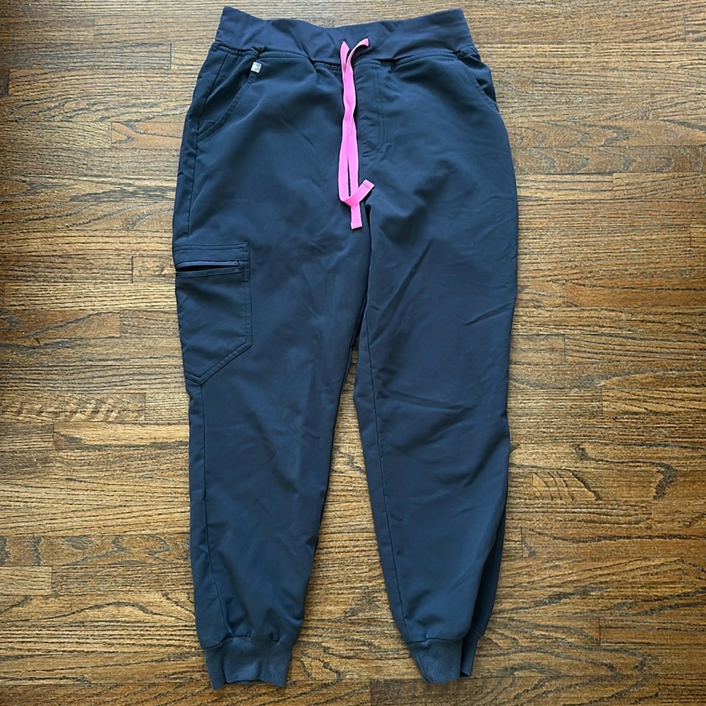 Figs Gray High Waisted Zamora Joggers